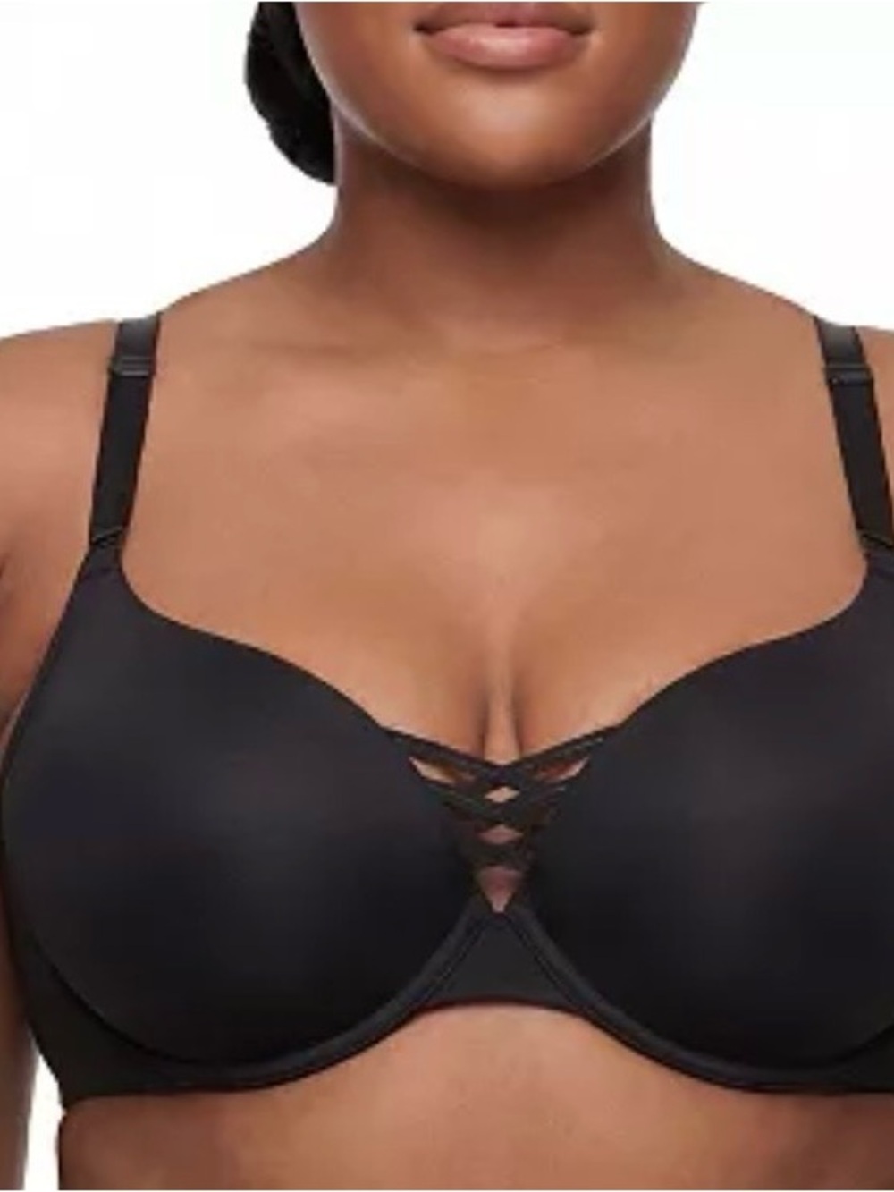 Torrid XO Black Plunge Push-Up Smooth Plus Size Bra